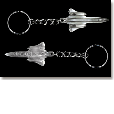 <i>SR-71</i> Pewter Key Chain
