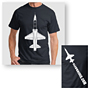 NEW! T-38 Talon Chase Plane Planform T-Shirt